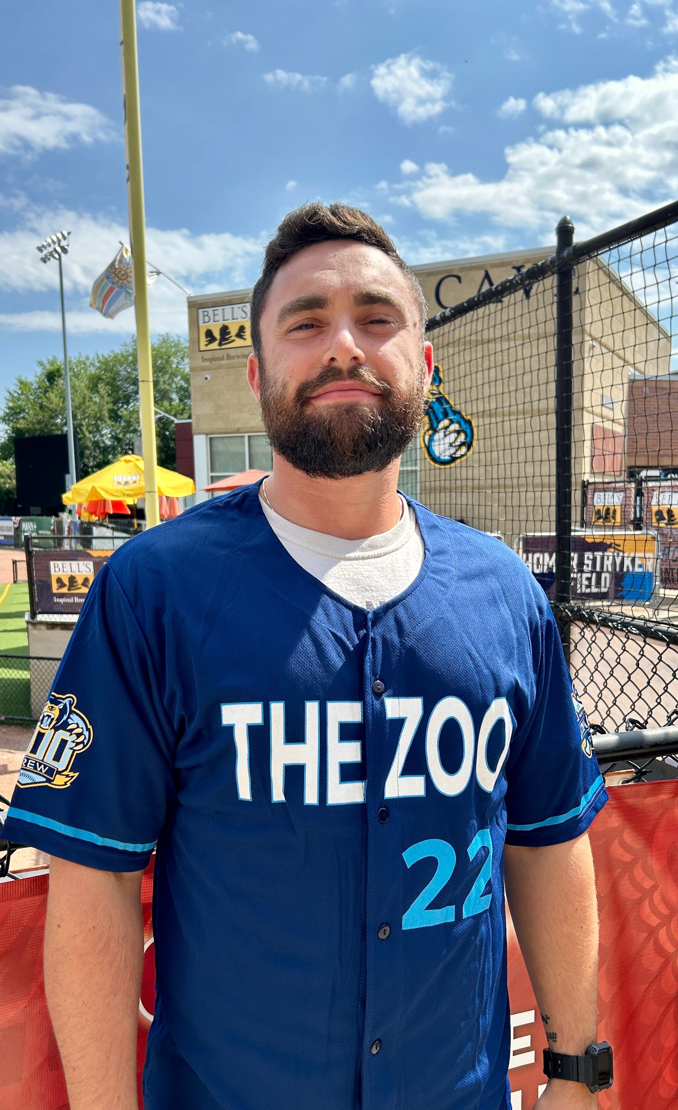 2023 The ZOO Jersey Navy Kalamazoo Growlers